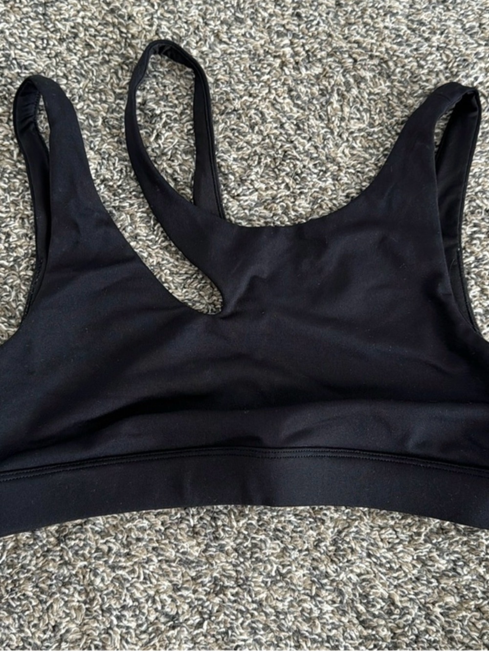 ALO Yoga Black Seamless Sports Bra